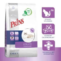Kattenvoer<Prins VitalCare Veterinary Diet Struvite & Calciumoxalate Kattenvoer 5 kg