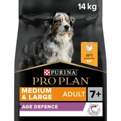 Hondenvoer<Pro Plan Adult 7+ Medium & Large Nutrition Kip 14 kg