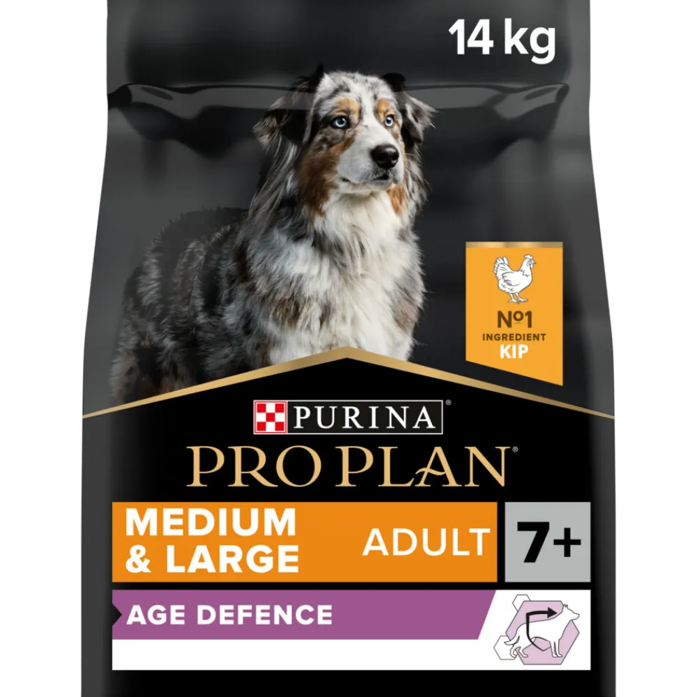 Hondenvoer<Pro Plan Adult 7+ Medium & Large Nutrition Kip 14 kg