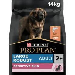 Hondenvoer<Pro Plan Adult Robust Large Sensitive Skin Zalm 14 kg