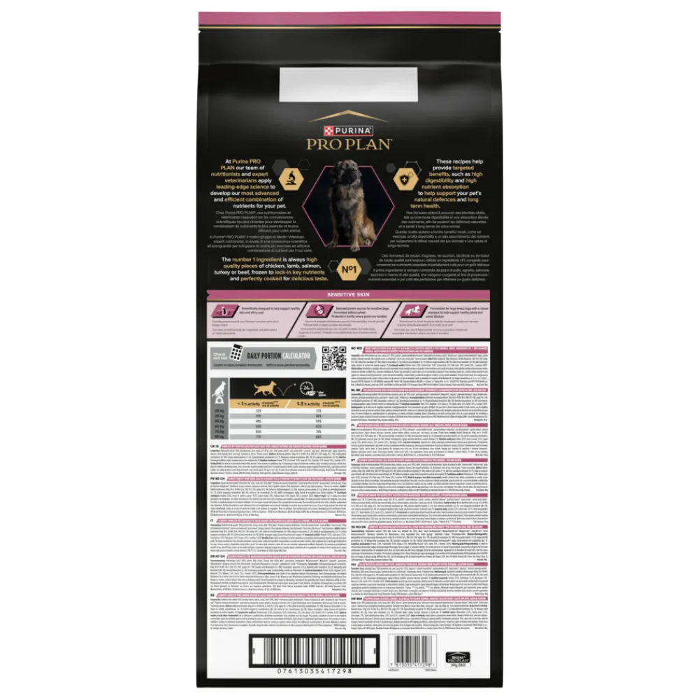 Hondenvoer<Pro Plan Adult Robust Large Sensitive Skin Zalm 14 kg