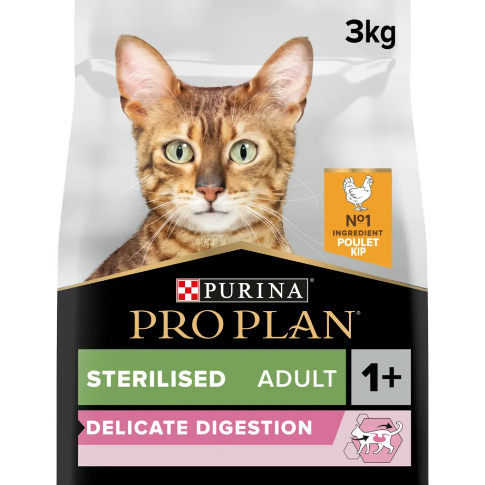 Kattenvoer<Pro Plan Adult Sterilised Delicate Digest Kip 3 kg