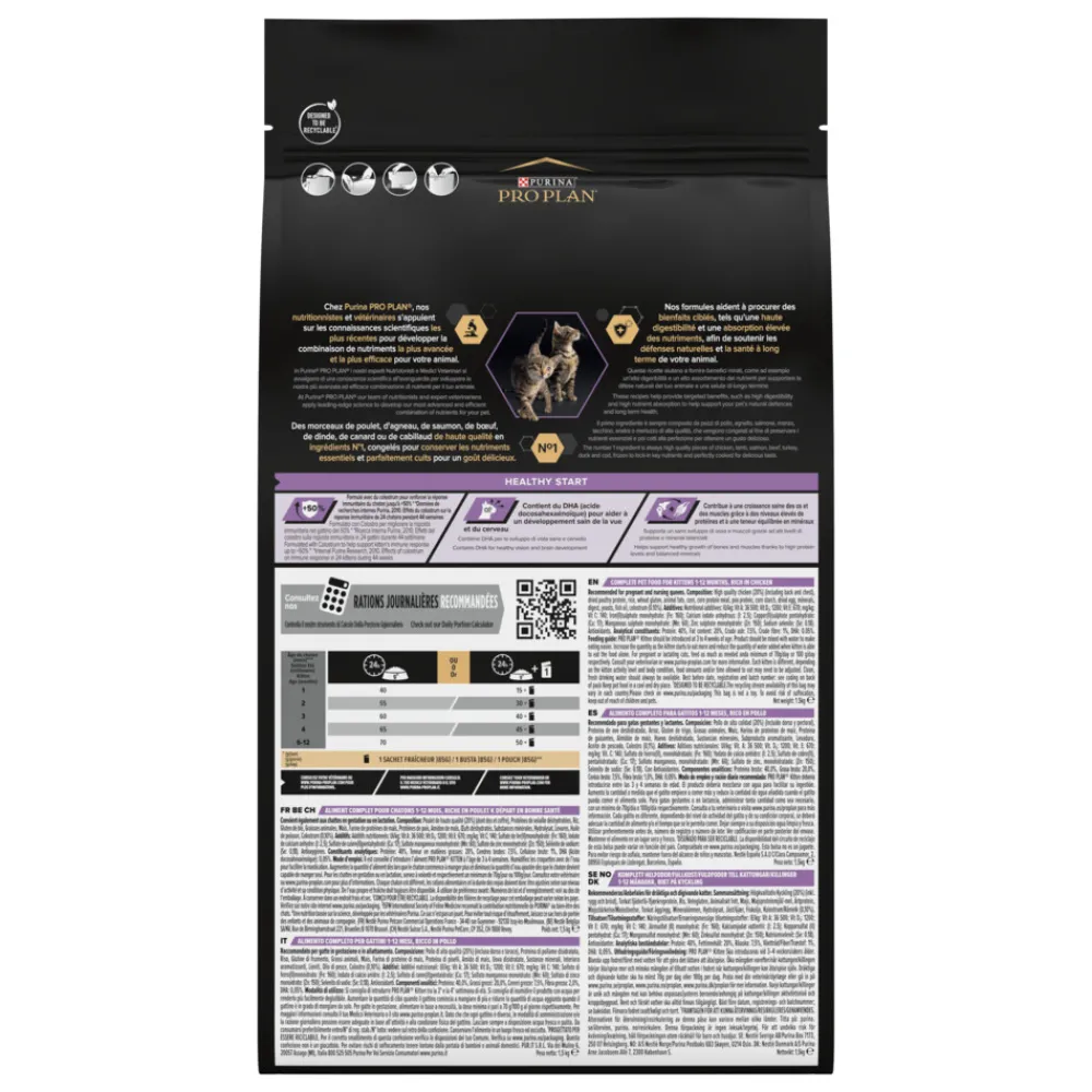 Kitten Healthy Start Kip 10 kg Kattenvoer