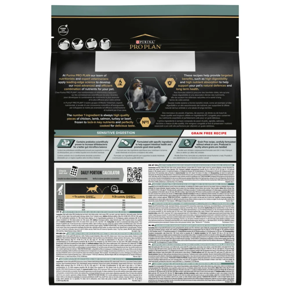 Outlet Optidigest Adult Grain Free Medium - Large 2,5 kg Hondenvoer