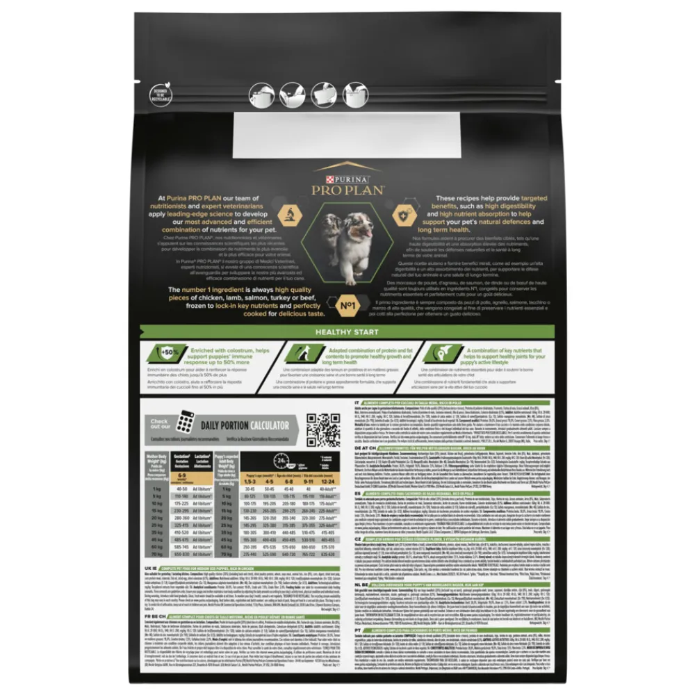 Puppy Medium Healthy Start Kip 3 kg^Pro Plan Online