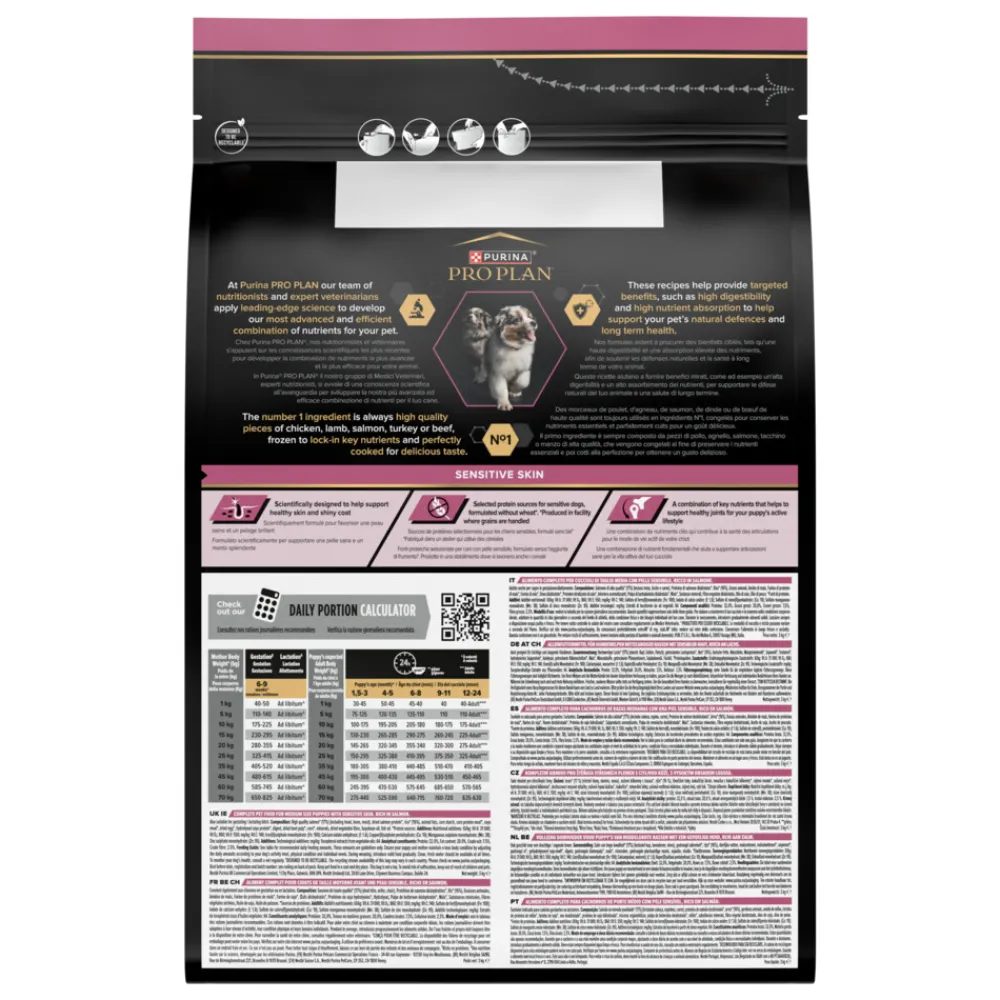 Puppy Medium Sensitive Skin Zalm 3 kg^Pro Plan Outlet