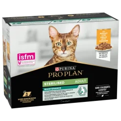 Kattenvoer<Pro Plan Sterilised Nutrisavour Adult Kip 10 x 85 gr