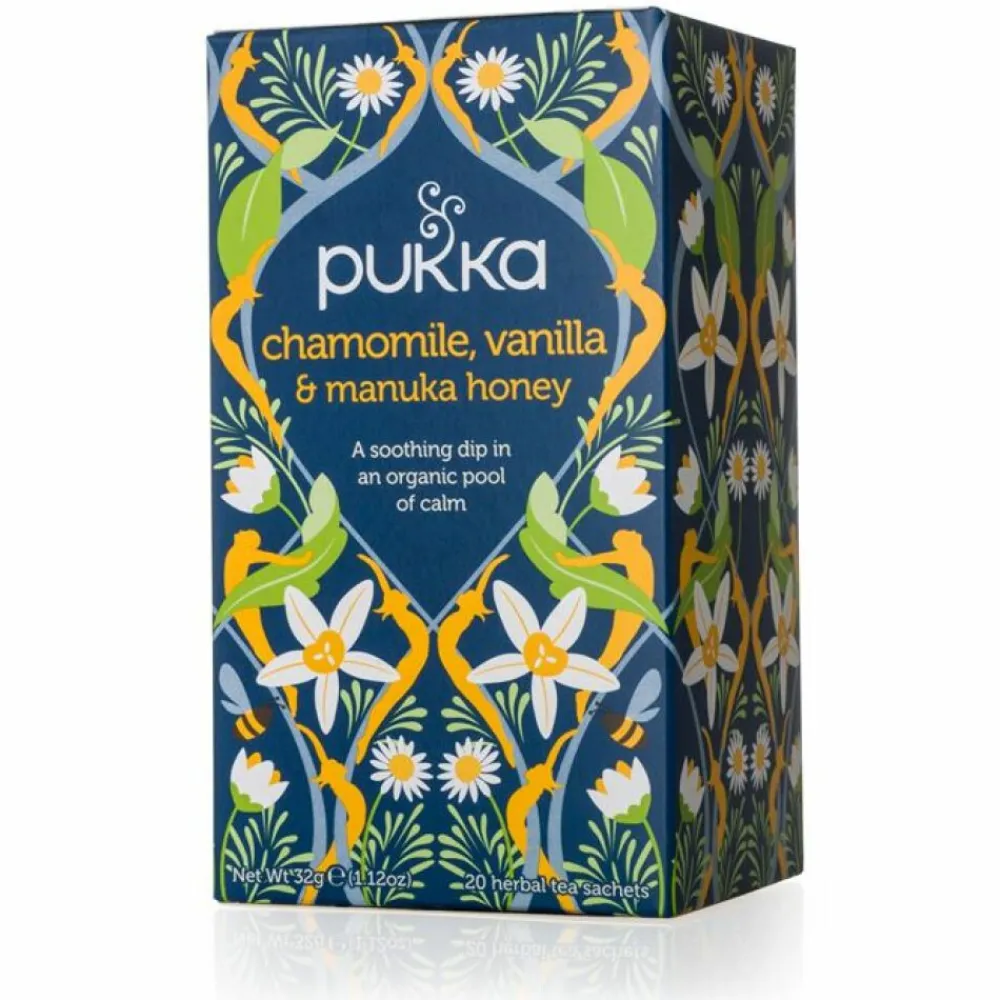 Sale Thee Chamomile, Vanilla en Manuka Honey 20 stuks Thee