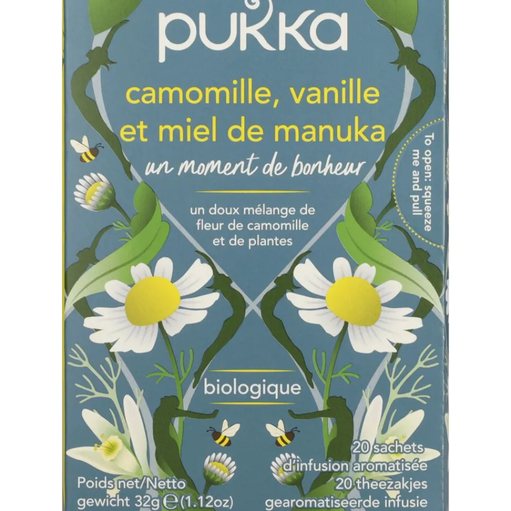 Sale Thee Chamomile, Vanilla en Manuka Honey 20 stuks Thee