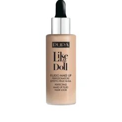 Foundation<PUPA Milano Like a Doll Make-Up Fluid 020 Light Beige 30 ml