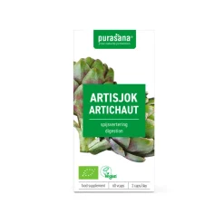 Organen<Purasana Artisjok Extract 300 mg 60 vegacapsules