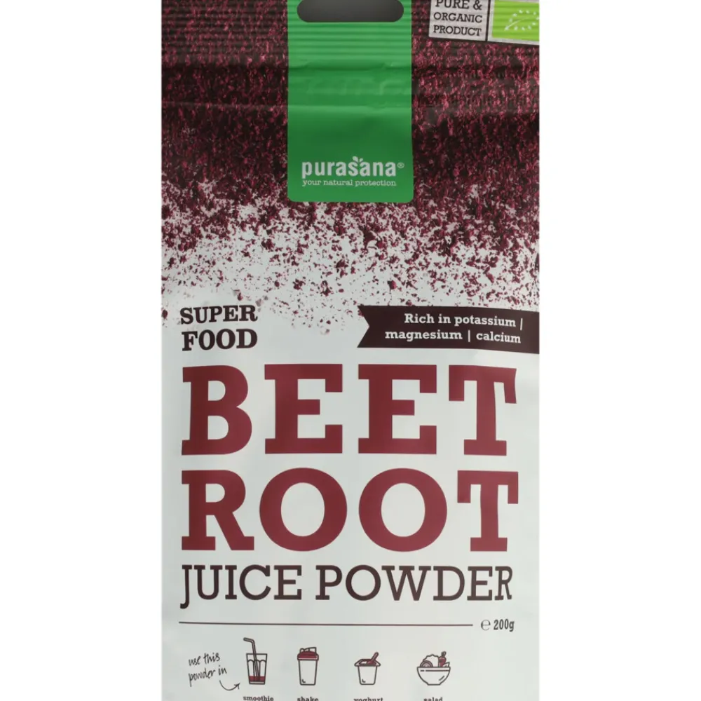 Superfoods<Purasana Superfood Rode Bietensappoeder Bio 200 gr