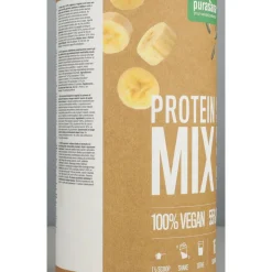 Sportvoeding & Drank<Purasana Vegan Erwt Hennep Zonnebloem Pompoen Proteine Mix Banaan BIO 400 gr