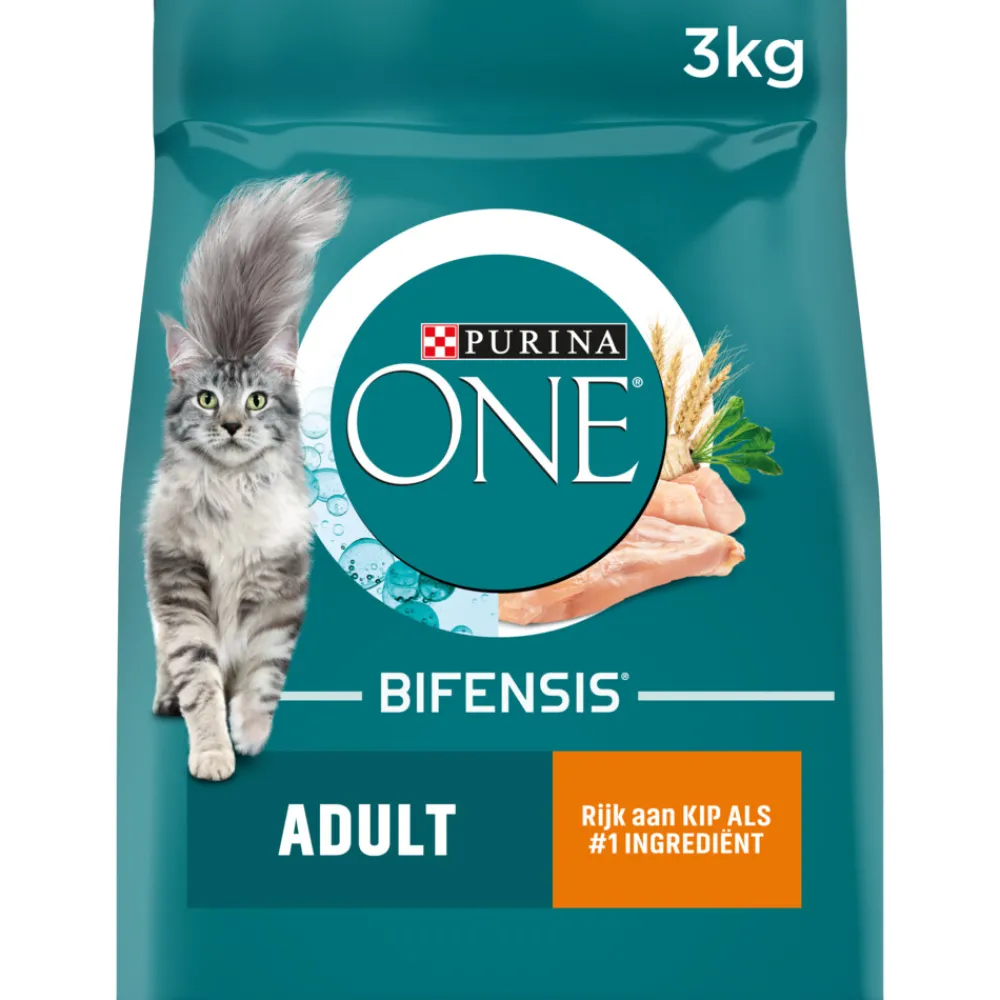 Kattenvoer<Purina ONE Adult Kip - Volkoren Granen 3 kg