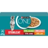 Kattenvoer<Purina ONE Adult Sterilcat Kattenvoer Nat Rund & Kalkoen & Kip & Zalm 40 x 85 gr