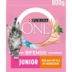 Kattenvoer<Purina ONE Junior Kip 800 gr