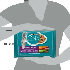 Pouch Adult Difficult Appitite Kip 4 x 85 gr^Purina ONE Sale