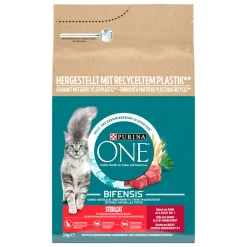 Kattenvoer<Purina ONE Sterilcat Rund - Tarwe 3 kg