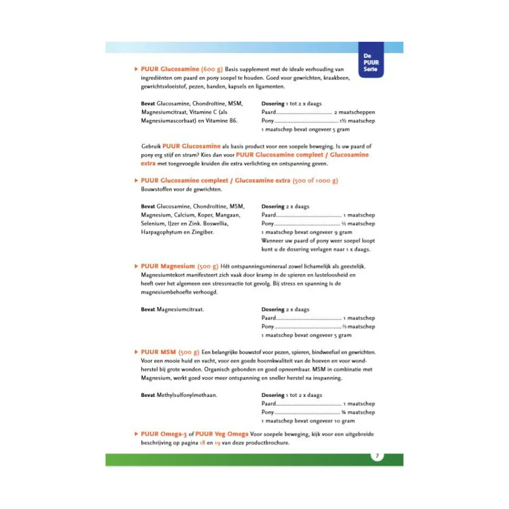 Magnesium Paard - Pony 500 gr^PUUR Discount