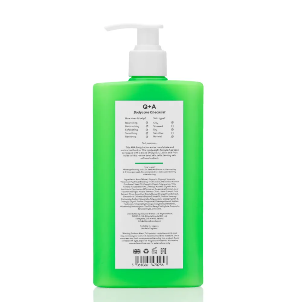 Huidverzorging<Q+A AHA Exfoliator Body Lotion 250 ml