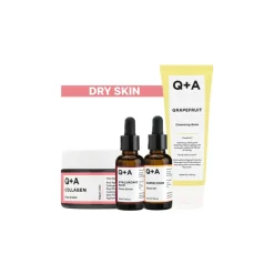 Dry Skin - Reinigingsbalsem 1x 125 ml & Gezichtsserum 1x 30 ml & Gezichtsolie 1x 30 ml & Dagcrème 1x 50 gr - Pakket Serum
