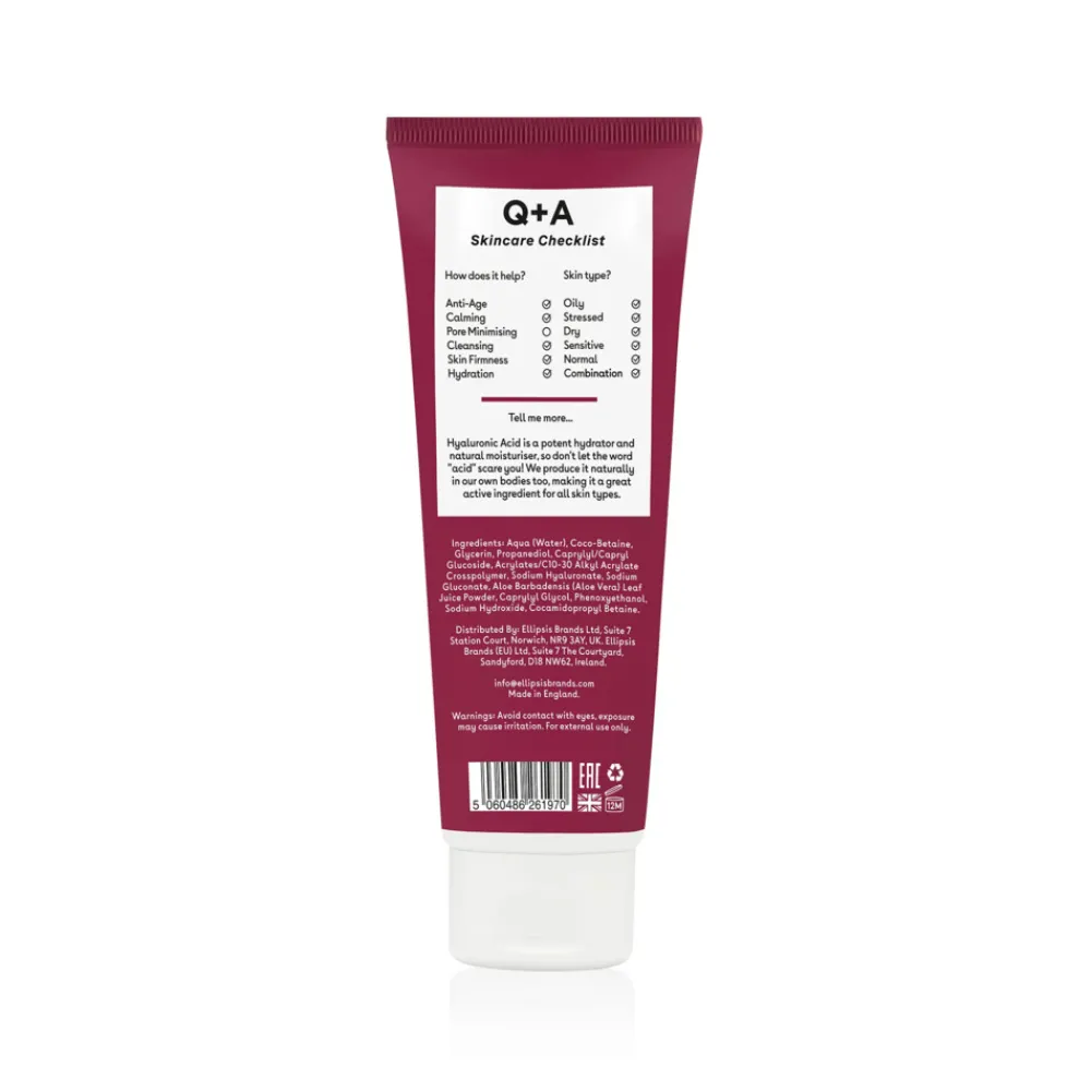 Reiniging<Q+A Hyaluronic Acid Cleansing Gel 125 ml