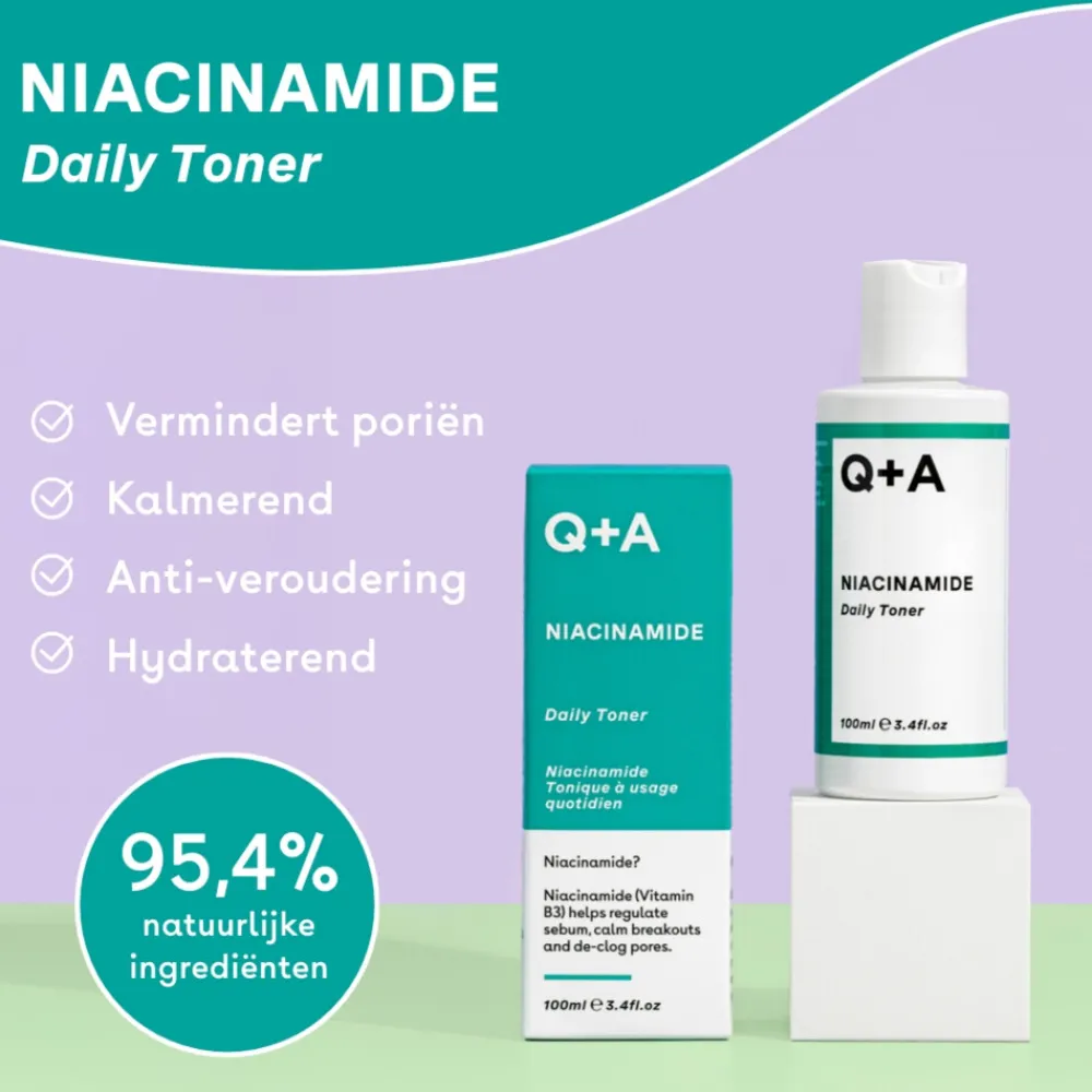 Reiniging<Q+A Niacinamide Daily Toner 100 ml