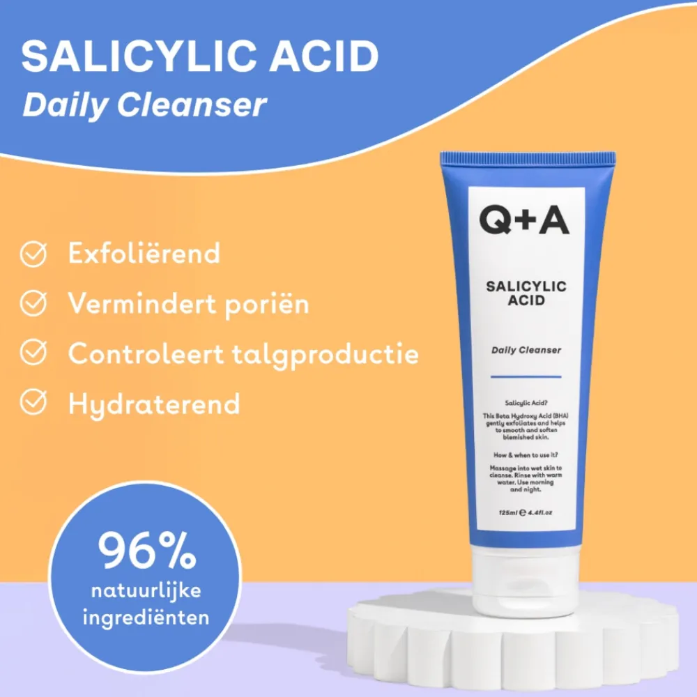 Salicylic Acid Cleanser 125 ml^Q+A Outlet