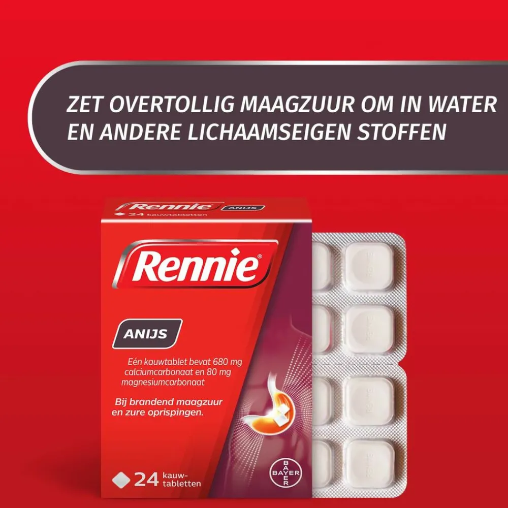 Anijs 24 tabletten^Rennie