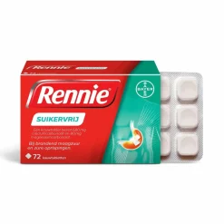 Suikervrij 72 tabletten^Rennie Online