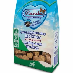 Snacks<Renske Gezonde Beloning Hartjes Hondensnack Kalkoen 150 gr