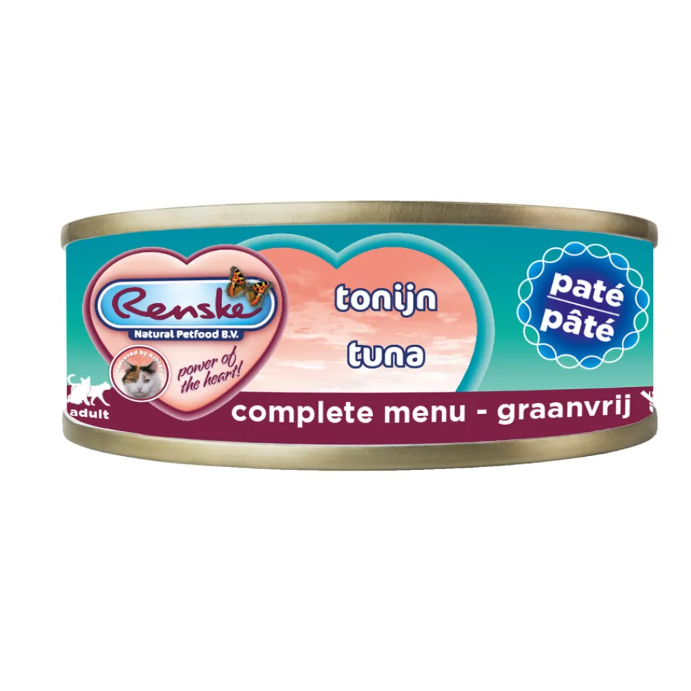 Paté Kattenvoer Nat Tonijn 70 gr^Renske Outlet