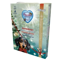 Best Vers Gestoomd Complete Menu Hondenvoer Nat Kerstdiner Kalkoen - Cranberry 395 gr Hondenvoer