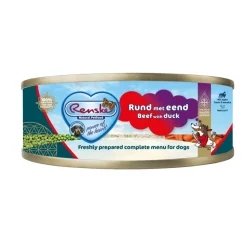 Vers Gestoomd Complete Menu Hondenvoer Nat Rund - Eend 95 gr^Renske Best