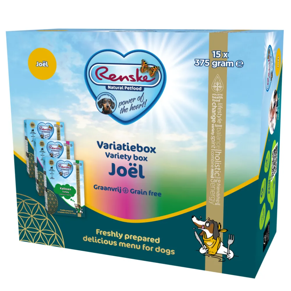 Clearance Vers Variatiebox Hondenvoer Nat Joël Graanvrij 15 x 375 gr Hondenvoer