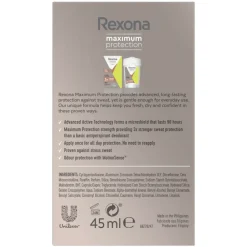 New Deodorant Stick Cream Maximum Protection Stress Control 45 ml Deodorant