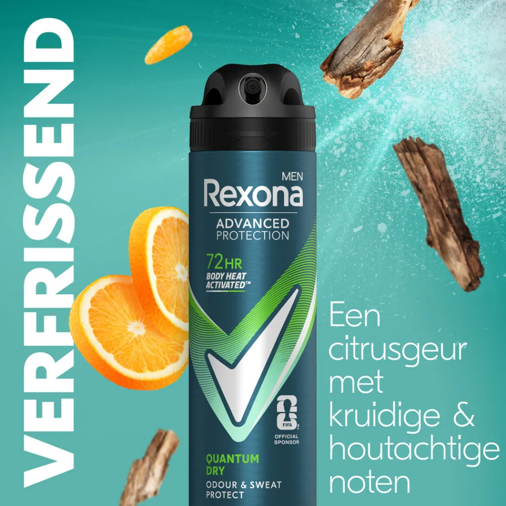 Men Deodorant Spray Advanced Protection Quantum Dry 150 ml Deodorant