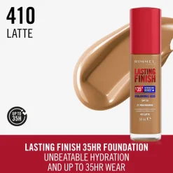 Best Lasting Finish 35H Foundation Latte 410 30 ml Foundation