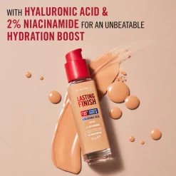 Foundation<Rimmel Lasting Finish 35H Foundation Toffee 500 30 ml
