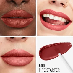 Lasting Mega Matte Liquid Lipstick Fire Starter ​500 7.4 ml^Rimmel Hot