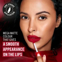 Lasting Mega Matte Liquid Lipstick Fire Starter ​500 7.4 ml^Rimmel Hot