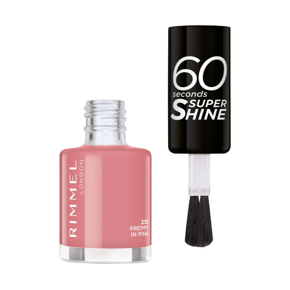 Sale Nagellak 60 Seconds SuperShine 235 Preppy In Pink 8 ml Nagellak