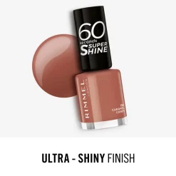 Nagellak 60 Seconds SuperShine 130 Caramel Candy 8 ml^Rimmel Outlet