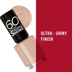 Nagellak<Rimmel Nagellak 60 Seconds SuperShine 708 Kiss in the Nude 8 ml