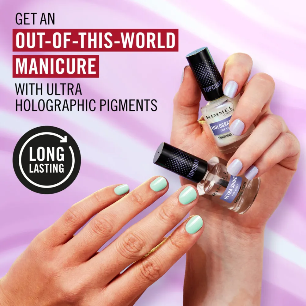 Top Coat<Rimmel Top Coat Holographic 12 ml