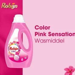 Wasmiddel<Robijn Vloeibaar Wasmiddel Color Pink Sensation 20 Wasbeurten 1 liter