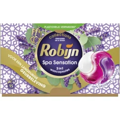 Wasmiddel<Robijn Wascapsules 3-in-1 Spa Sensation 15 stuks