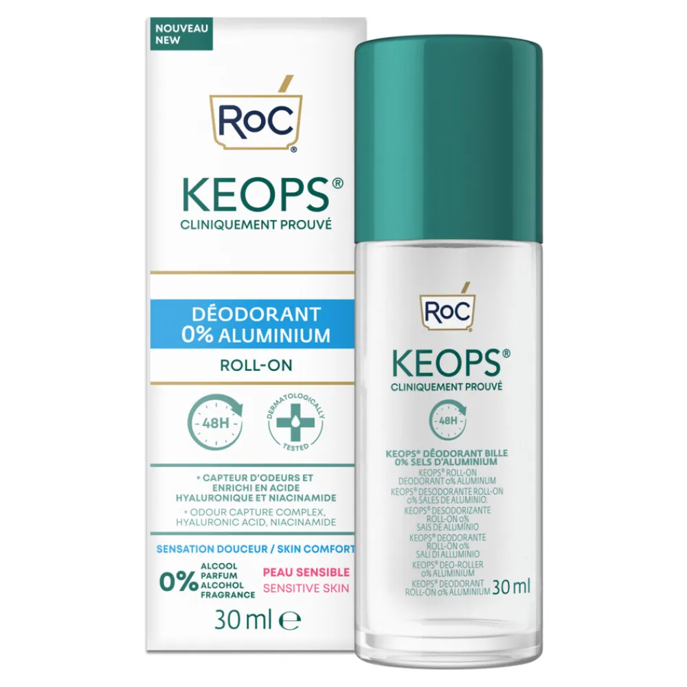 Deodorant<RoC Keops Deodorant Roll-On 0% Aluminium 30 ml