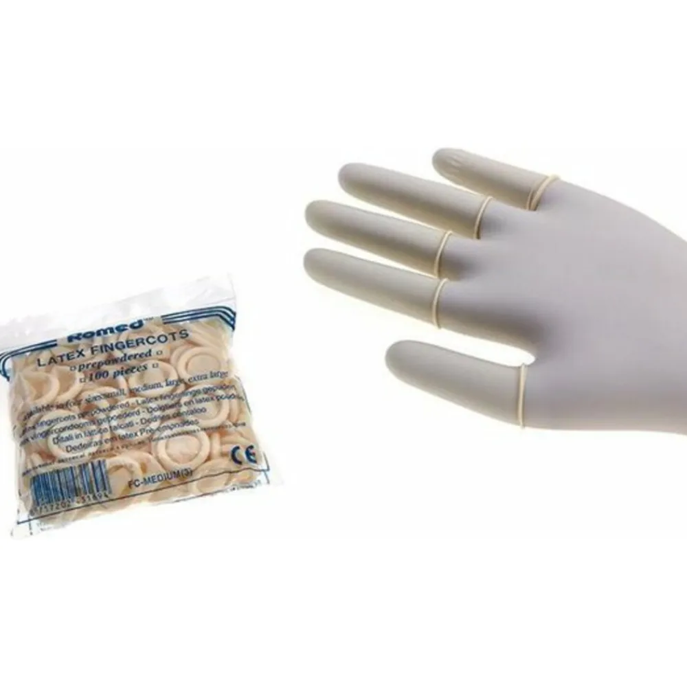 Outlet Vingercondooms Latex L 100 stuks Zelfzorg|Pleisters
