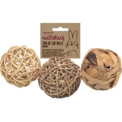 Trio Of Fun Balls 8 cm^Rosewood Best